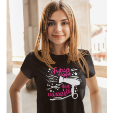  Fodrász vagyok fekete póló egyedi ajándék