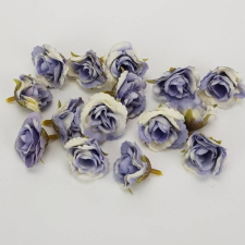  Fodros rózsafej vintage kék dekoráció