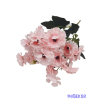  Fodros szirmú selyem csokor 35cm - Rózsaszín