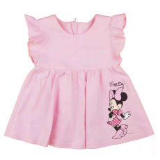  Fodros ujjú kislány nyári ruha Minnie egér mintával  (62)
