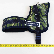  FOGANTYÚS SPORT HÁM - M 70-80 CM nyakörv, póráz, hám kutyáknak