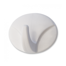  Fogas öntött műanyag ovális 25x32 mm fehér bútor