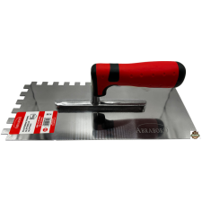  Fogazott glettvas INOX kőműves és burkoló szerszám