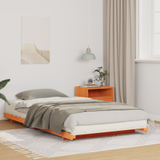 Földi ágykeret Viaszbarna 90 x 190 cm Tömör fenyőfa ágy és ágykellék