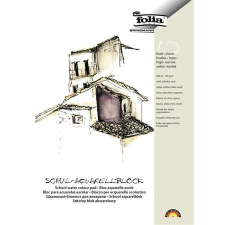 Folia Akvarell tömb, A4, 150 g, 10 lap, durva, FOLIA (FL8354) kreatív papír