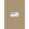 Folia Dekorkarton, 2 oldalas, 50x70 cm, 300 g, 10 lap, FOLIA, őzbarna (FL6175)