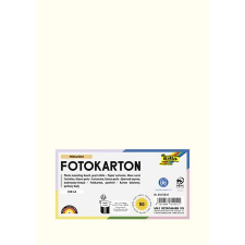 Folia Dekorkarton, A4, 300 g, 50 lap, FOLIA, gyöngyfehér (FL6145001) kreatív papír