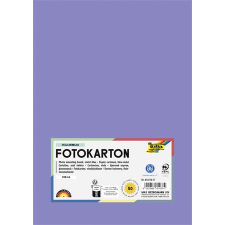 Folia Dekorkarton, A4, 300 g, 50 lap, FOLIA, ibolyakék (FL6145037) kreatív papír