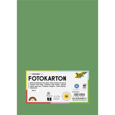 Folia Dekorkarton, A4, 300 g, 50 lap, FOLIA, mohazöld (FL6145053) kreatív papír