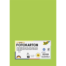 Folia Dekorkarton, A4, 300 g, 50 lap, FOLIA, tavaszzöld (FL6145050) kreatív papír
