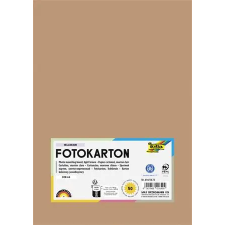 Folia Dekorkarton, A4, 300 g, 50 lap, FOLIA, világosbarna kreatív papír