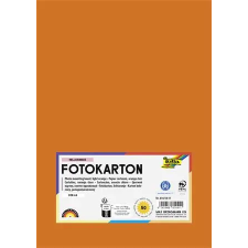Folia Dekorkarton, A4, 300 g, 50 lap, FOLIA, világosnarancs kreatív papír