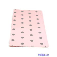  Fólia ív 58x58cm 20db/csomag Pöttyös - Rózsaszín dekorációs kellék