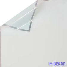  Fólia ív ezüst kerettel 57 x 57cm, 20db - Lakk halványkék dekorációs kellék