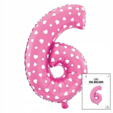 Fólia léggömb DIGITÁLIS DIGITÁLIS 6 FOLYÓS LÉGGömb SZÜLETÉSNAPI PARTY-ra 40cm party kellék