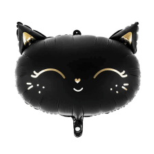  Fólia lufi – Cica, macska – Fekete party kellék