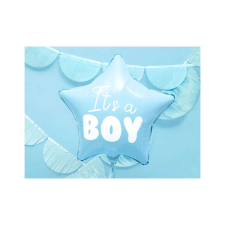  Fólia lufi, csillag, kék 48cm party kellék