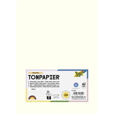 Folia Színes papír, A4, 130 g, 100 lap, FOLIA, gyöngyfehér kreatív papír