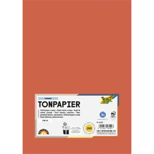 Folia Színes papír, A4, 130 g, 100 lap, FOLIA, narancs kreatív papír