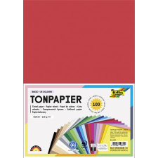 Folia Színes papír, A4, 130 g, 25x4 lap, FOLIA, vegyes színek (FL6499) kreatív papír