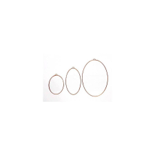  Fóliázott üveg 3mm, ovális, mérete: 135x195 mm dekorációs kellék