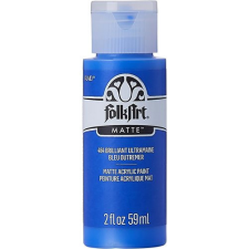 Folkart Akrilfesték - matt - 59 ml - Brilliant Ultramarine - Acrylic Matte (1 db) akrilfesték