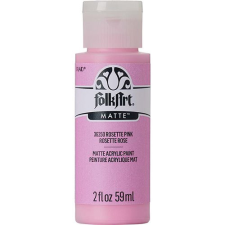 Folkart Akrilfesték - matt - 59 ml - Rosette Pink - Acrylic Matte (1 db) akrilfesték