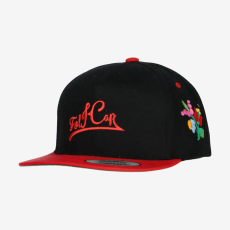  Folkcap style 16 snapback baseball sapka unisex fekete/piros one