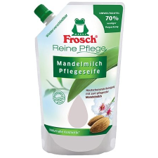 Folyékony szappan utántöltő, 0,5 l, FROSCH, mandulatej (KHT433) tisztító- és takarítószer, higiénia