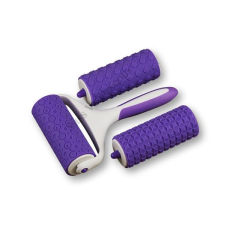  Fondant Mintázó Henger 3 Különböző Mintával - Pöttyös, Kockás, Rombuszos sütés és főzés