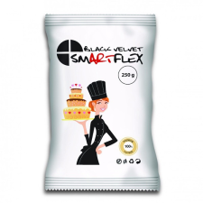  Fondant Smartflex velvet Black (fekete) 250g sütés és főzés