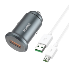 Foneng Mini car GSM charger kit Foneng C15 4A micro USB (metal) kábel és adapter