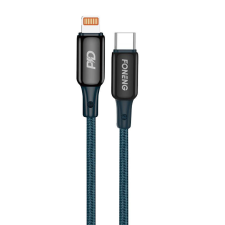 Foneng USB-C cable for Lightning Foneng X87, 30W, 1.2m (blue) kábel és adapter