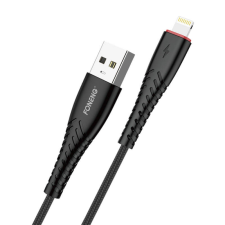 Foneng X15 USB to Lightning Cable, 2.4A, 1.2m (Black) kábel és adapter