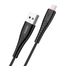 Foneng X15 USB to Micro USB Cable, 2.4A, 1.2m (Black) kábel és adapter