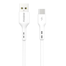 Foneng X36 USB-A - USB-C töltőkábel 1m fehér (6970462517610) (X36 Type-C 1m) mobiltelefon kellék