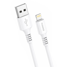 Foneng X85 USB-A apa - Lightning apa 2.0 Adat és töltőkábel - Fehér (1m) kábel és adapter