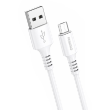 Foneng X85 USB-A - Micro USB 3A töltőkábel 1m fehér kábel és adapter