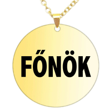 Fönök medál lánccal, választható több formában és színben medál