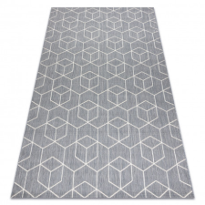 Fonott sizal flat szőnyeg 48655/637 TAKARÓKA 3D 200x290 cm lakástextília