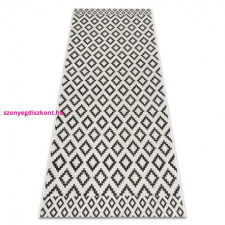  Fonott sizal flat szőnyeg 49361960 Rombuszok krém / fekete 160x230 cm lakástextília