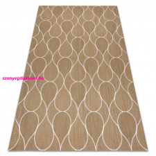  Fonott sizal flat szőnyeg 49379265 Cseppek bézs 120x170 cm lakástextília