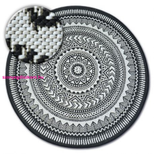  Fonott sizal flat szőnyeg kör48695/690 ÓLOMÜVEG kör 120 cm lakástextília