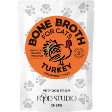 Food Studio szabad tartású pulyka csontleves macskáknak (48 x 100 ml) 4.8l macskaeledel