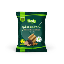 Foody Free gluténmentes special hajdina chips szarvasgombával 45 g csokoládé és édesség