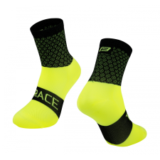 Force kerékpáros / sportzokni trace, fekete-fluo, 900890 - Méret: 36-41 férfi zokni