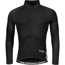 Force Spike hosszú ujjú mez, fekete-fehér M biciklis mez