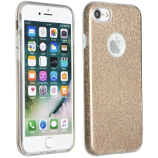 Forcell Apple iPhone 15 Pro, Szilikon tok, csillogó, Forcell Shining, arany tok és táska