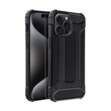 Forcell Armor hátlap tok, Apple iPhone 15 Pro Max , fekete tok és táska