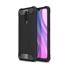 Forcell Armor Xiaomi Redmi 9 tok fekete (51985) (51985) tok és táska